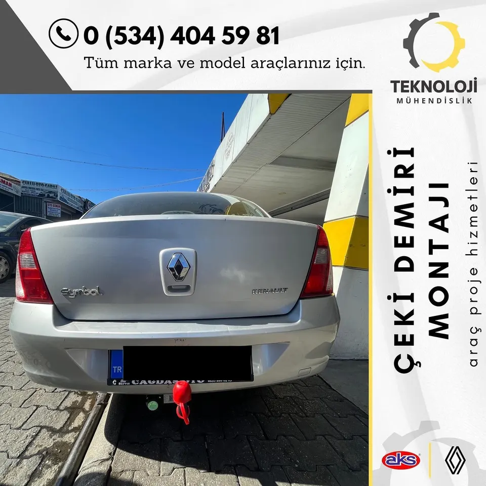 Renault Symbol çeki demiri montajı 5