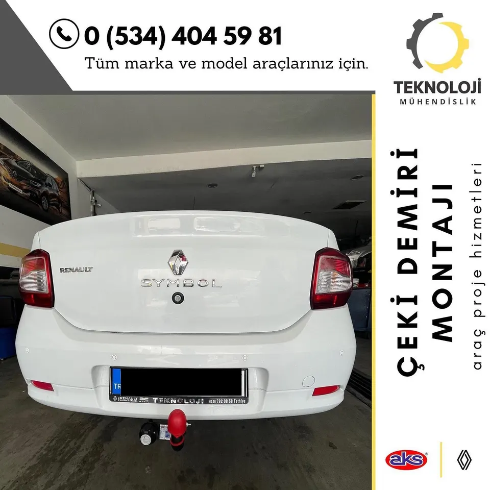 Renault Symbol çeki demiri montajı 9