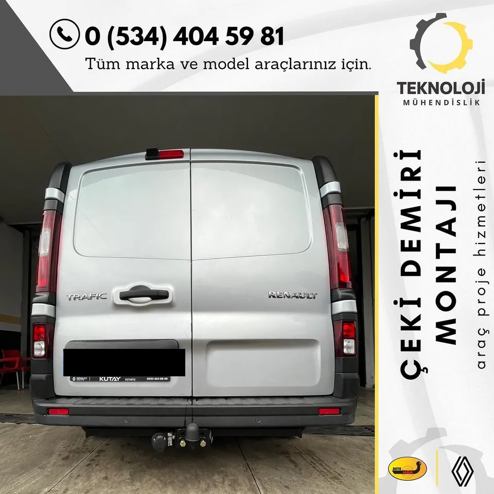Renault Trafic çeki demiri montajı 1