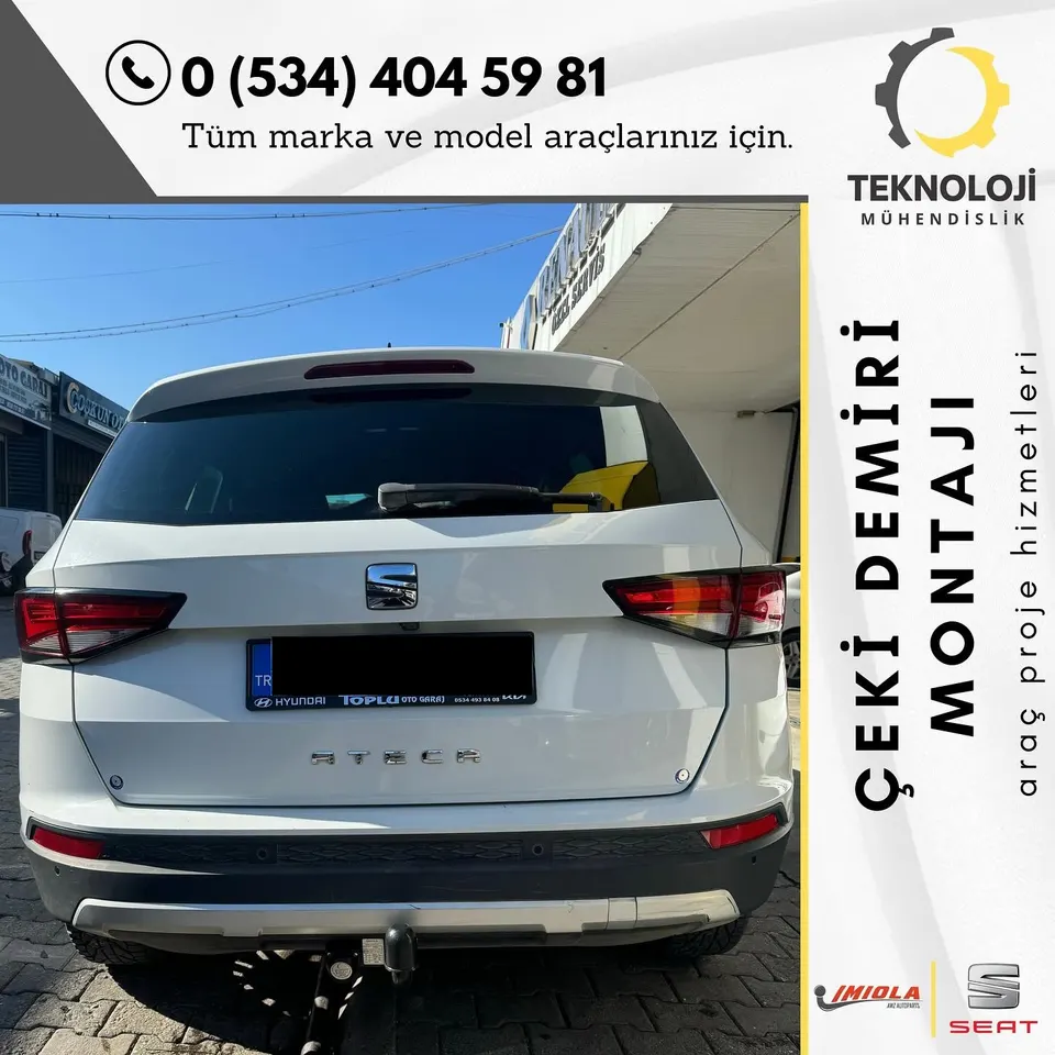 Seat Ateca çeki demiri montajı 1