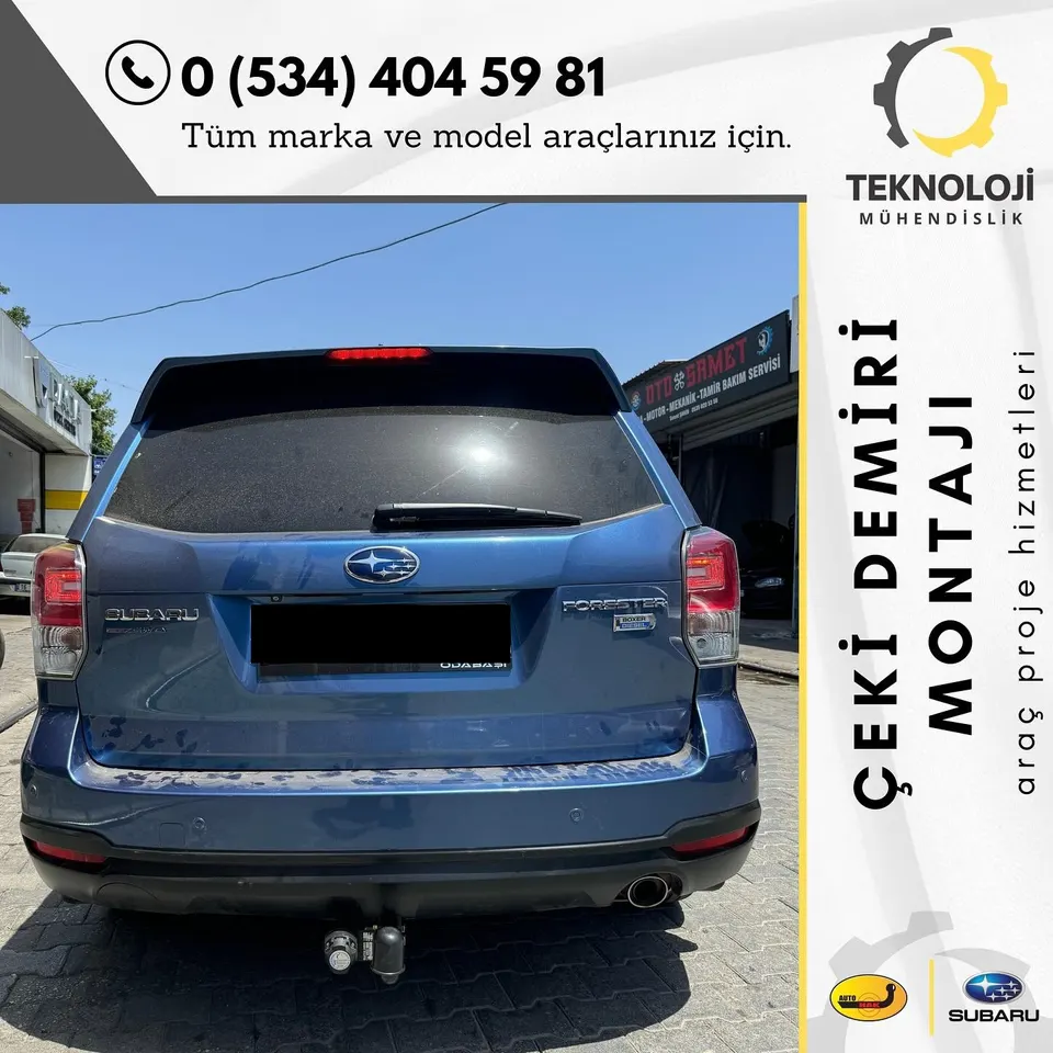 Subaru Forester çeki demiri montajı 1