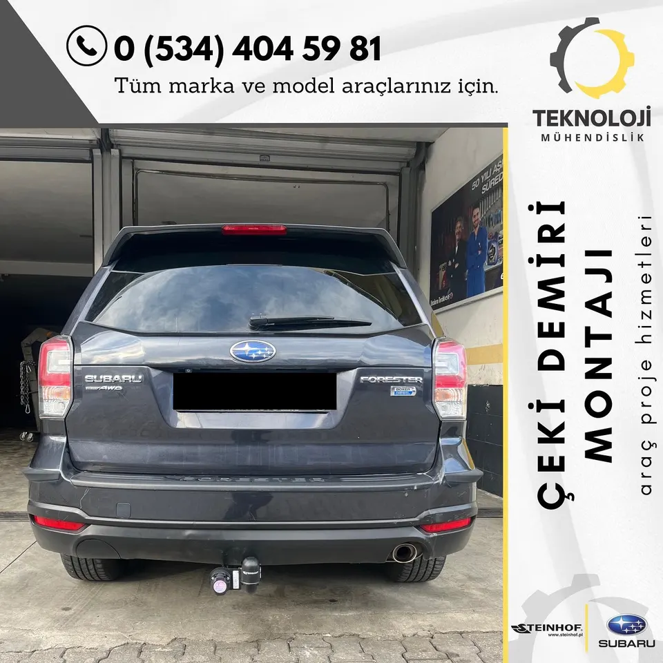 Subaru Forester çeki demiri montajı 2