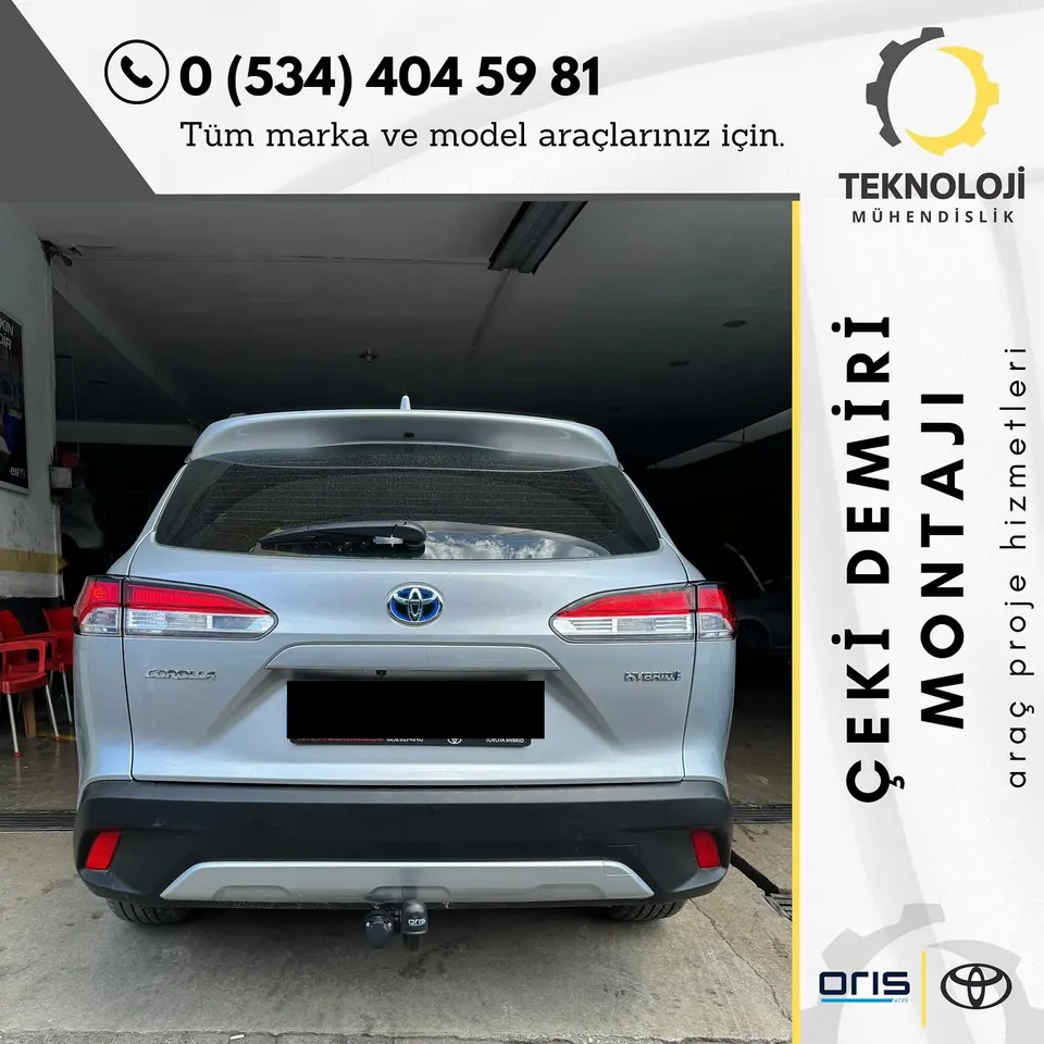 Toyota Corolla çeki demiri montajı 1