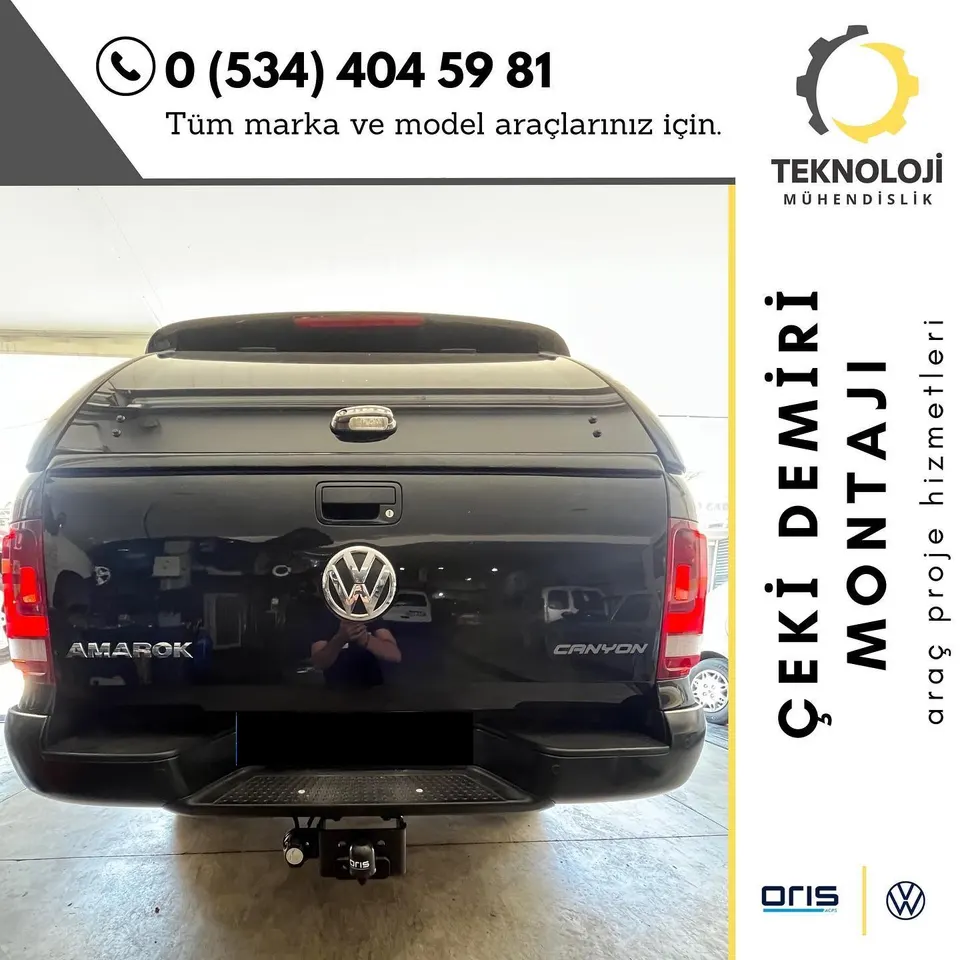 Volkswagen Amarok çeki demiri montajı 1