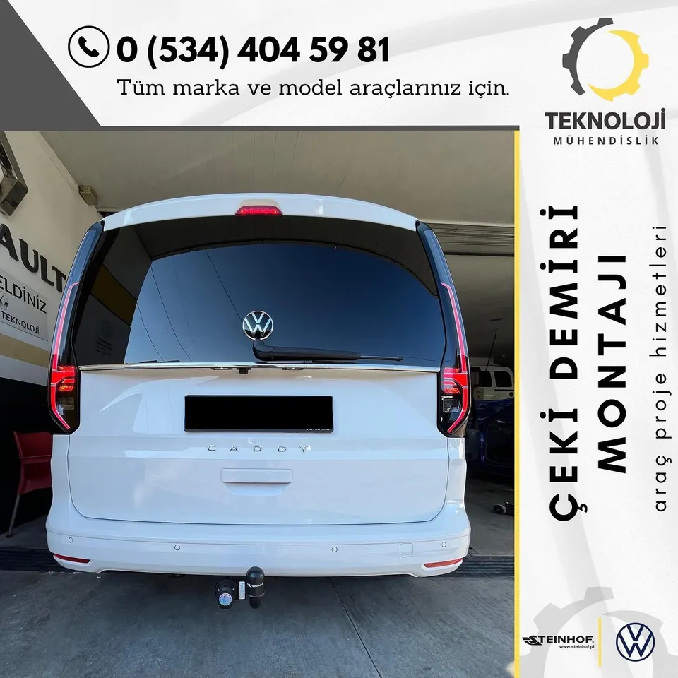 Volkswagen Caddy çeki demiri montajı 3