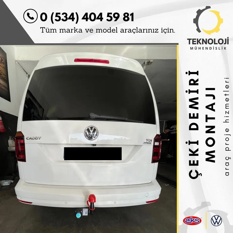 Volkswagen Caddy çeki demiri montajı 5