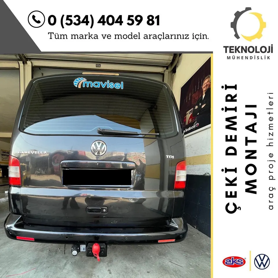 Volkswagen Caravelle çeki demiri montajı 1