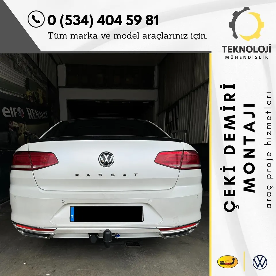 Volkswagen Passat çeki demiri montajı 1