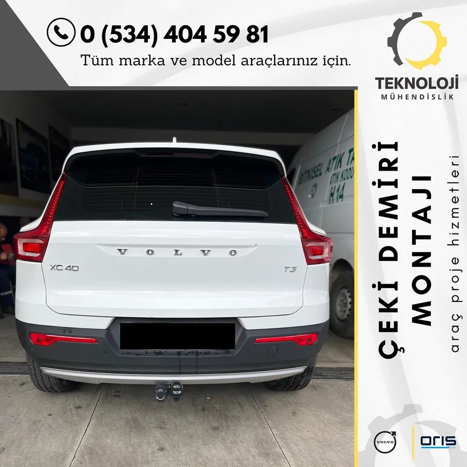 Volvo Xc40 çeki demiri montajı 1
